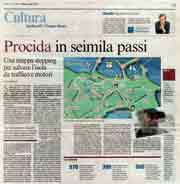 Procida in seimila passi articolo Corriere del mezzogiorno giugno 2010